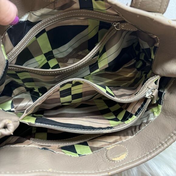 Tignanello Bronze Shoulder Bag w/ pouch - Picture 12 of 16